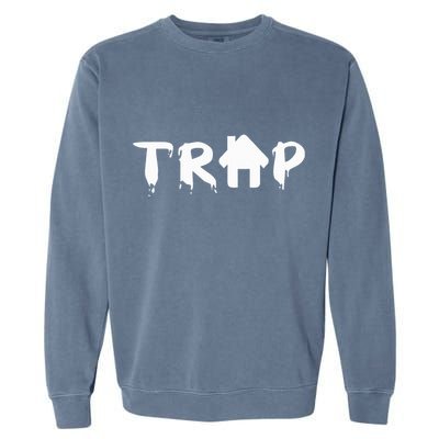 Trap House Edm Rave Festival Costume Outfit Dance Music Garment-Dyed Sweatshirt