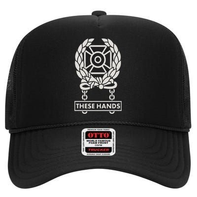 These Hands Expert Badge High Crown Mesh Back Trucker Hat