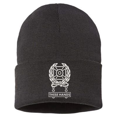 These Hands Expert Badge Sustainable Knit Beanie