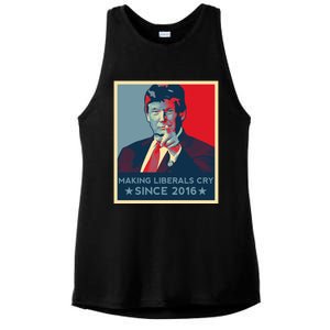 Trump Hope Elections 2024 Donald Trump 2020 Gift Ladies PosiCharge Tri-Blend Wicking Tank