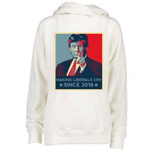 Trump Hope Elections 2024 Donald Trump 2020 Gift Womens Funnel Neck Pullover Hood