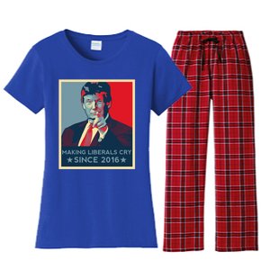 Trump Hope Elections 2024 Donald Trump 2020 Gift Women's Flannel Pajama Set