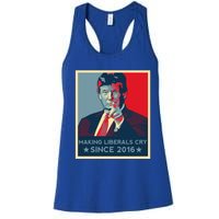 Trump Hope Elections 2024 Donald Trump 2020 Gift Women's Racerback Tank