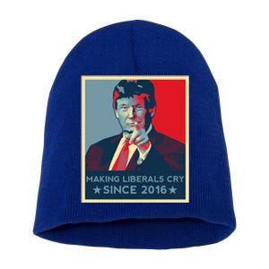 Trump Hope Elections 2024 Donald Trump 2020 Gift Short Acrylic Beanie