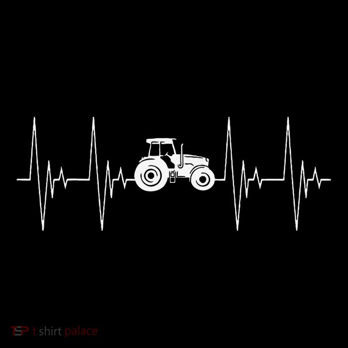 Tractor Heartbeat Ecg Agricultural Vehicle Baby Bodysuit