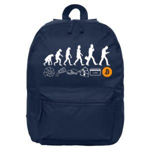 The Human Evolution Of Money Bitcoin 16 in Basic Backpack