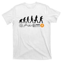 The Human Evolution Of Money Bitcoin T-Shirt