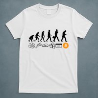 The Human Evolution Of Money Bitcoin T-Shirt