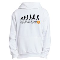 The Human Evolution Of Money Bitcoin Urban Pullover Hoodie