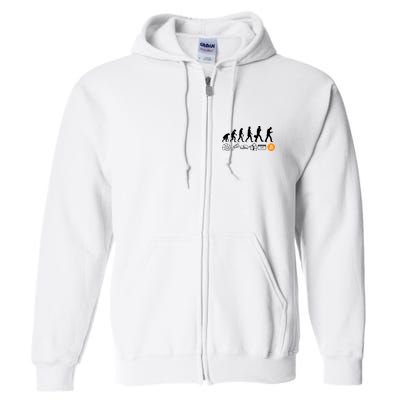The Human Evolution Of Money Bitcoin Full Zip Hoodie