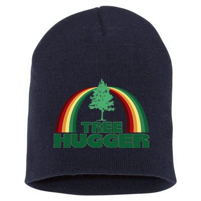 Tree Hugger Environmental Protection Earth Day Tree Short Acrylic Beanie