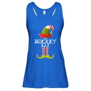 The Hockey Elf Funny Christmas Gift Matching Family Group Great Gift Ladies Essential Flowy Tank