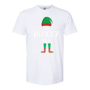 The Hockey Elf Group Marching Christmas Gift Softstyle CVC T-Shirt