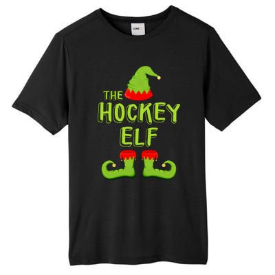 The Hockey Elf Gift Matching Christmas Elf Gift Tall Fusion ChromaSoft Performance T-Shirt