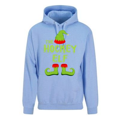 The Hockey Elf Gift Matching Christmas Elf Gift Unisex Surf Hoodie