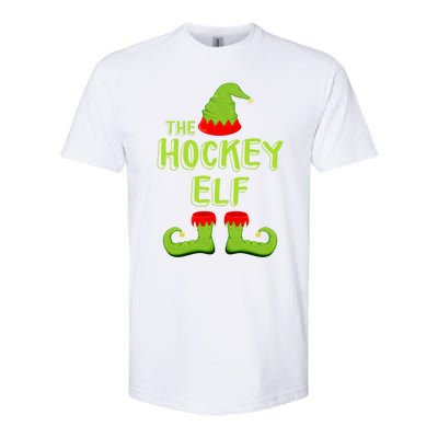 The Hockey Elf Gift Matching Christmas Elf Gift Softstyle CVC T-Shirt