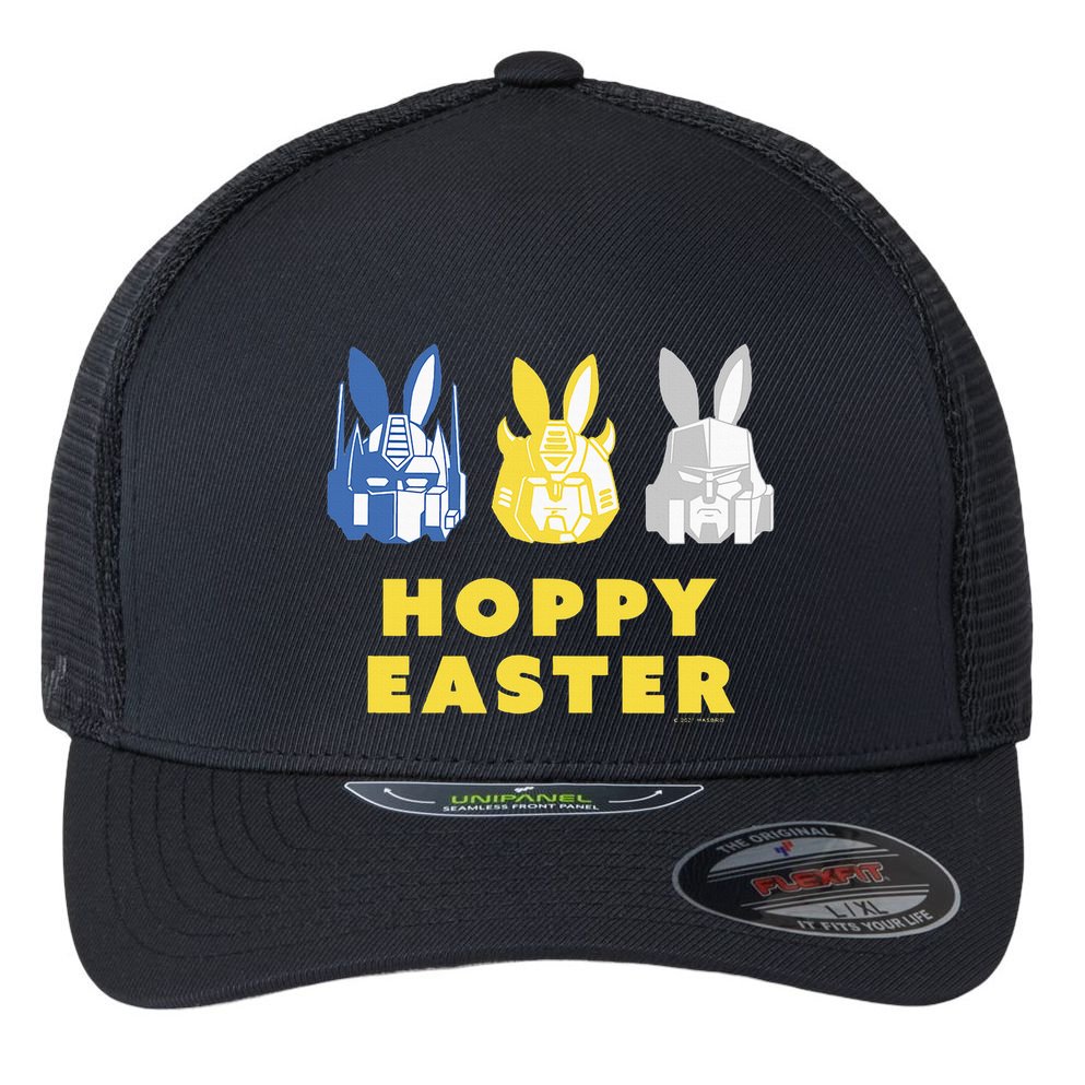T.Ransformers Hoppy Easter Group Bunny Line Up Flexfit Unipanel Trucker Cap