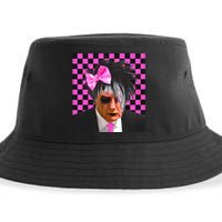 Teen Hearts Emo Trump Dump Mugshot Sustainable Bucket Hat