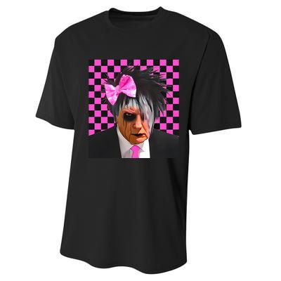 Teen Hearts Emo Trump Dump Mugshot Performance Sprint T-Shirt