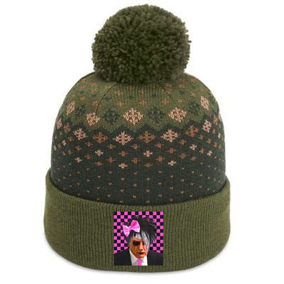 Teen Hearts Emo Trump Dump Mugshot The Baniff Cuffed Pom Beanie