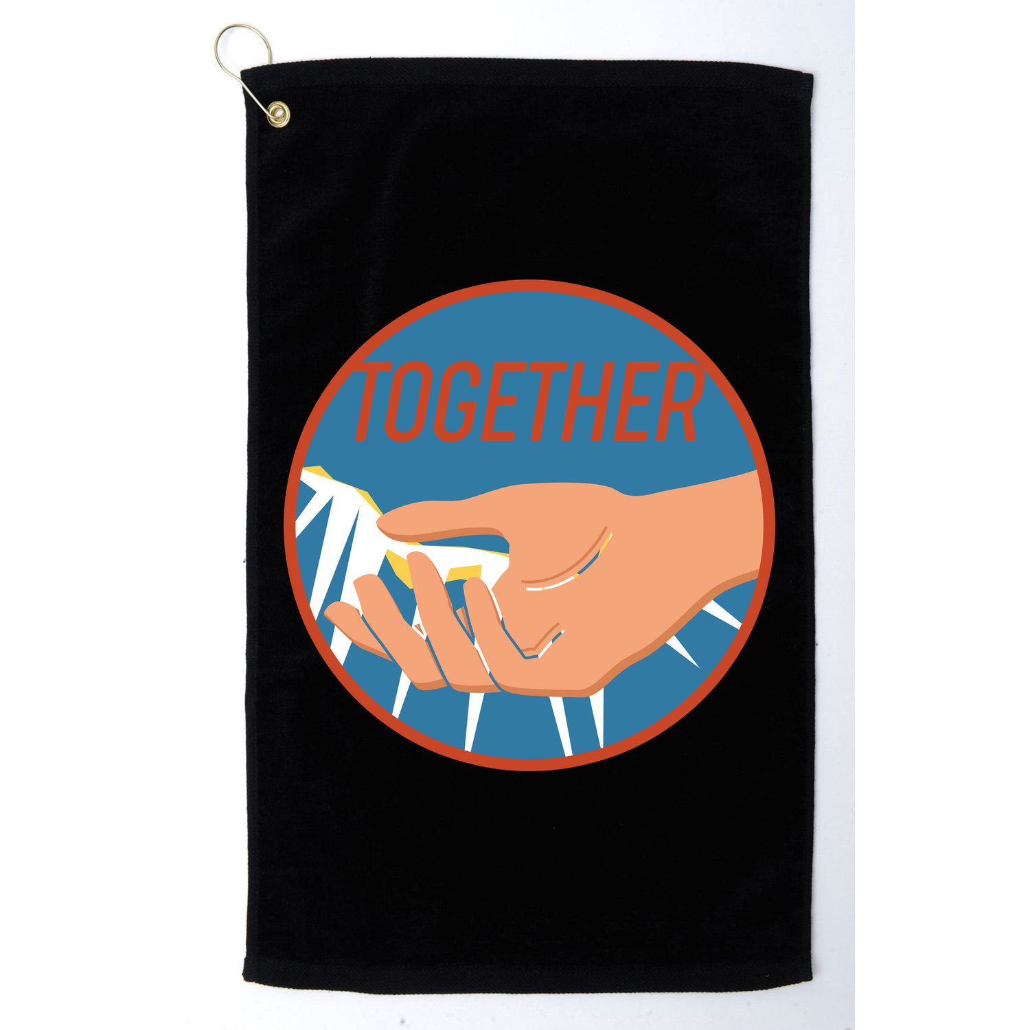 Together Hand Emblem Golf Towel