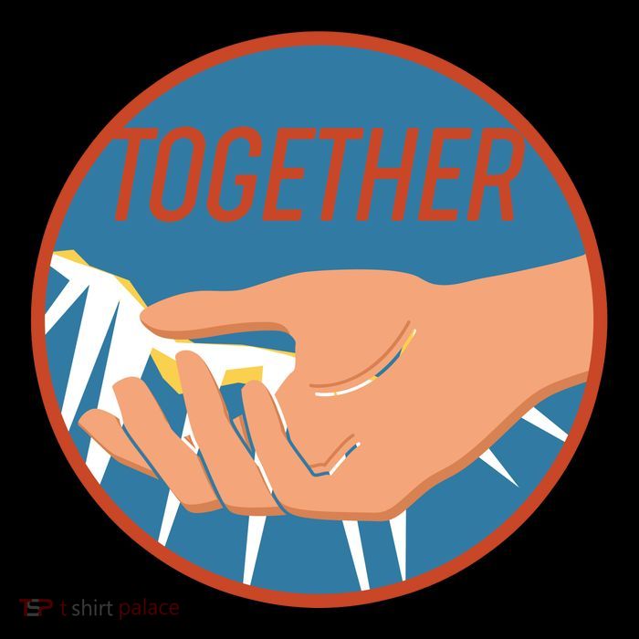 Together Hand Emblem Kids Colorblock Raglan Jersey