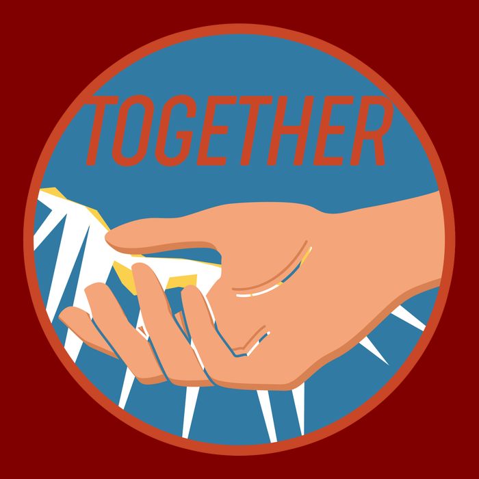Together Hand Emblem Trucker Hat