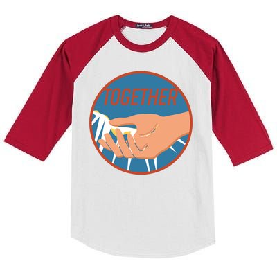 Together Hand Emblem Kids Colorblock Raglan Jersey