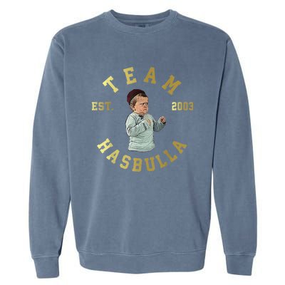 Team Hasbulla Est 2003 Meme Garment-Dyed Sweatshirt