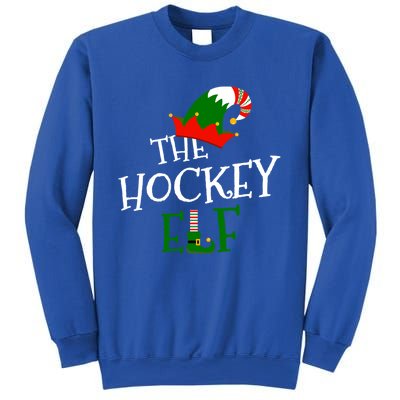 The Hockey Elf Family Matching Group Gift Christmas Costume Gift Sweatshirt