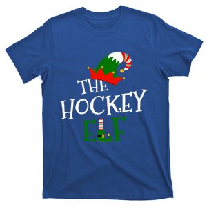 The Hockey Elf Family Matching Group Gift Christmas Costume Gift T-Shirt