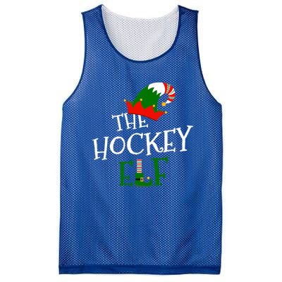 The Hockey Elf Family Matching Group Gift Christmas Costume Gift Mesh Reversible Basketball Jersey Tank