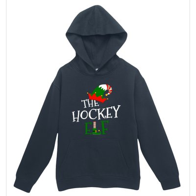 The Hockey Elf Family Matching Group Gift Christmas Costume Gift Urban Pullover Hoodie