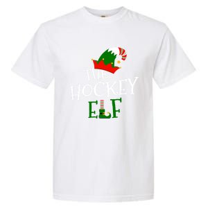 The Hockey Elf Family Matching Group Gift Christmas Costume Gift Garment-Dyed Heavyweight T-Shirt