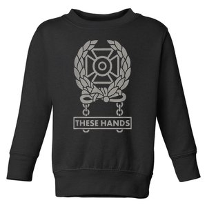 These Hands Expert Badge Toddler Sweatshirt