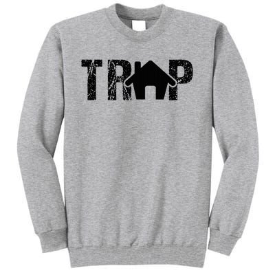 Trap House Edm Rave Outfit Dance Festival Dj Tall Sweatshirt