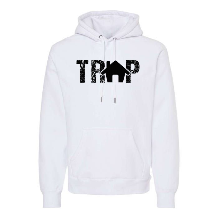 Trap House Edm Rave Outfit Dance Festival Dj Premium Hoodie