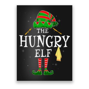 The Hungry Elf Group Matching Family Christmas Holiday Funny Poster