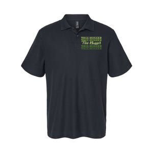 Tree Hugger Earth Day Retro Nature Lover Softstyle Adult Sport Polo