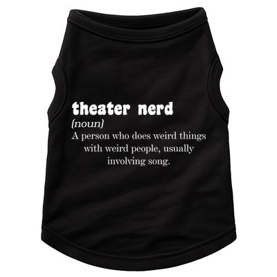 Theater Nerd Doggie Tank