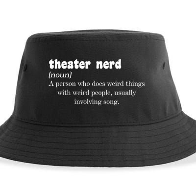 Theater Nerd Sustainable Bucket Hat