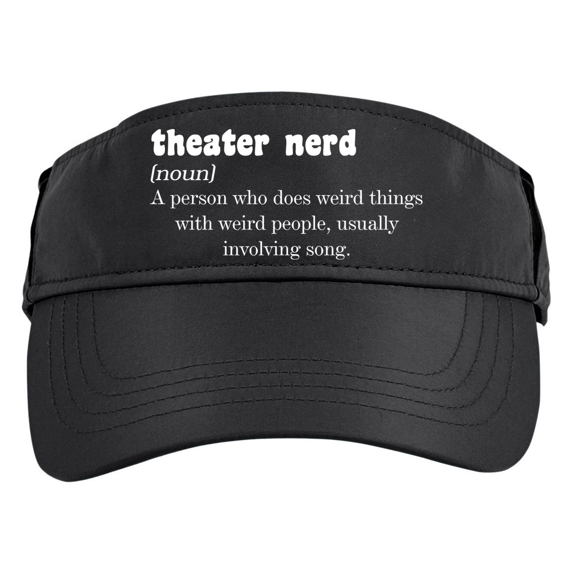 Theater Nerd Adult Drive Performance Visor