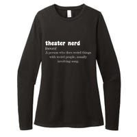 Theater Nerd Womens CVC Long Sleeve Shirt