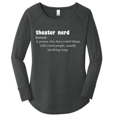 Theater Nerd Women's Perfect Tri Tunic Long Sleeve Shirt