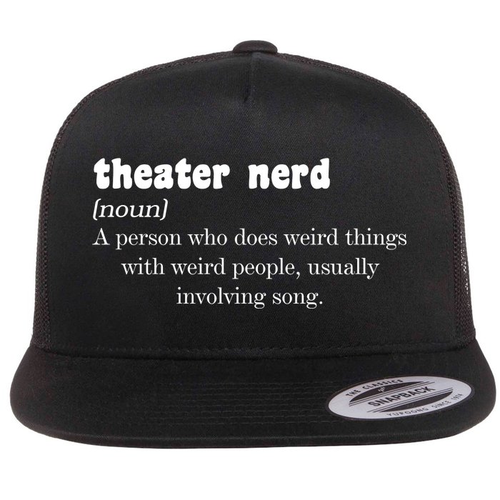 Theater Nerd Flat Bill Trucker Hat