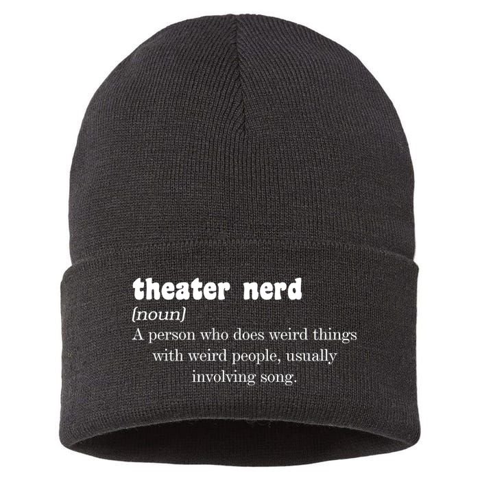 Theater Nerd Sustainable Knit Beanie