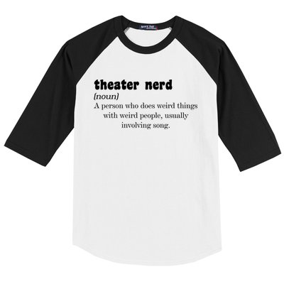 Theater Nerd Baseball Sleeve Shirt