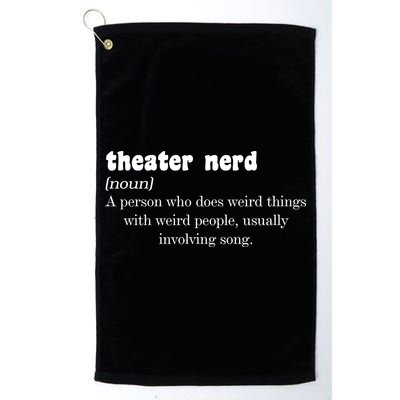 Theater Nerd Golf Towel