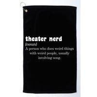 Theater Nerd Golf Towel