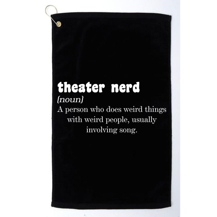 Theater Nerd Golf Towel